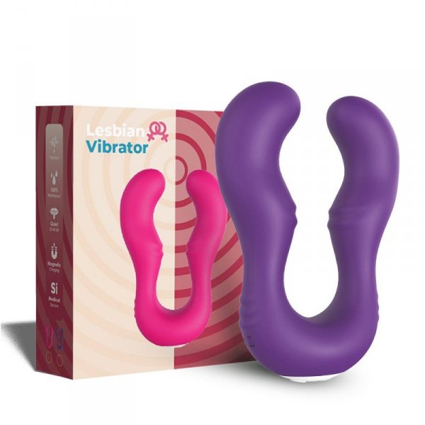 BOSS SERIES Masażer dla Par - Seraph purple