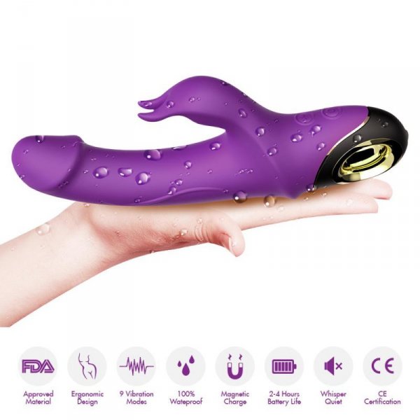 BOSS SERIES Wibrator Królik - Meteror purple