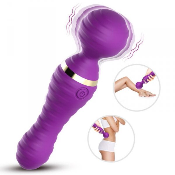 BOSS SERIES Masażer Ciała WAND - Freedom purple