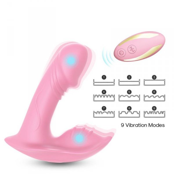 BOSS SERIES Wibrator do Majtek Na Pilota - Whistle light pink
