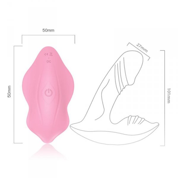 BOSS SERIES Wibrator do Majtek Na Pilota - Whistle light pink