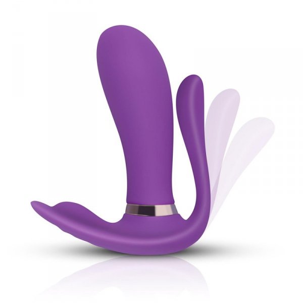 BossSeries Remote wearable vibrator PURPLE-Wibrator Uniwersalny+Pilot