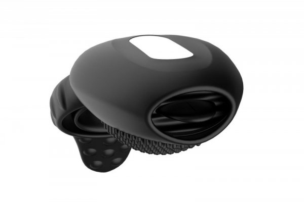 BossSeries Remote powerful Tognue simulate cock ring-Pierścień Wibrujący 