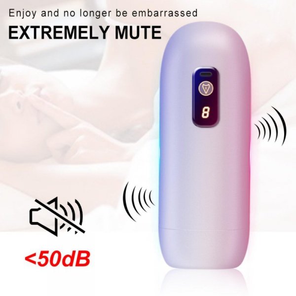 FOX SHOW Masturbator - USB Rechargeable, 8 vibration mode