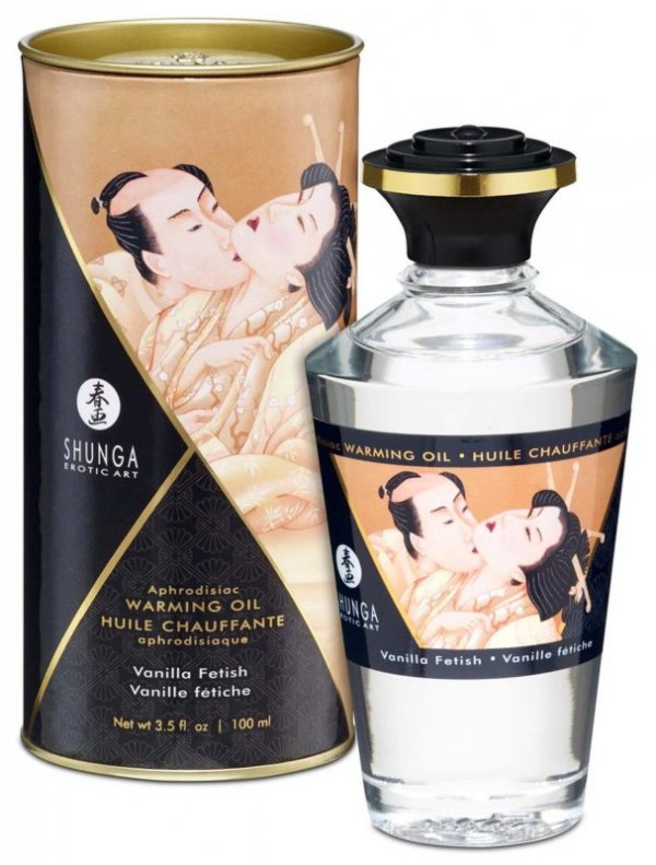 SHUNGA Olejek do Masażu Vanilia - Warming Oil Vanilla Fetish