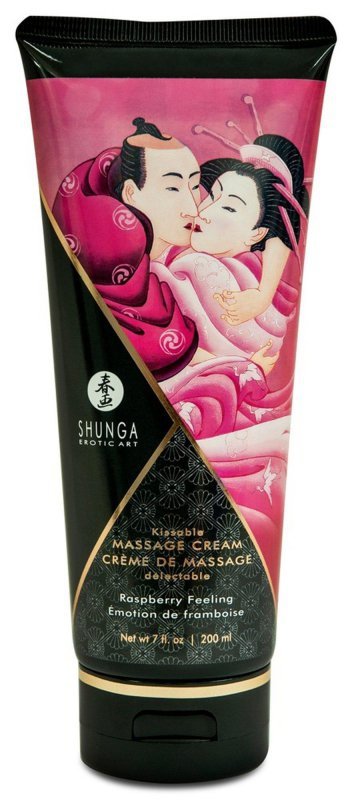 SHUNGA Krem do Masażu Malina - Massage Cream Raspberry Feeling