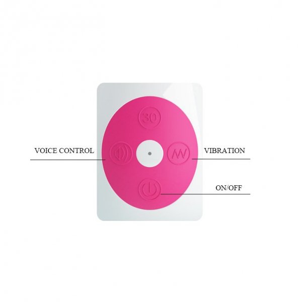 PRETTY LOVE  Wibrator Króliczek Aktywator głosu GENE, 30 function, voice control