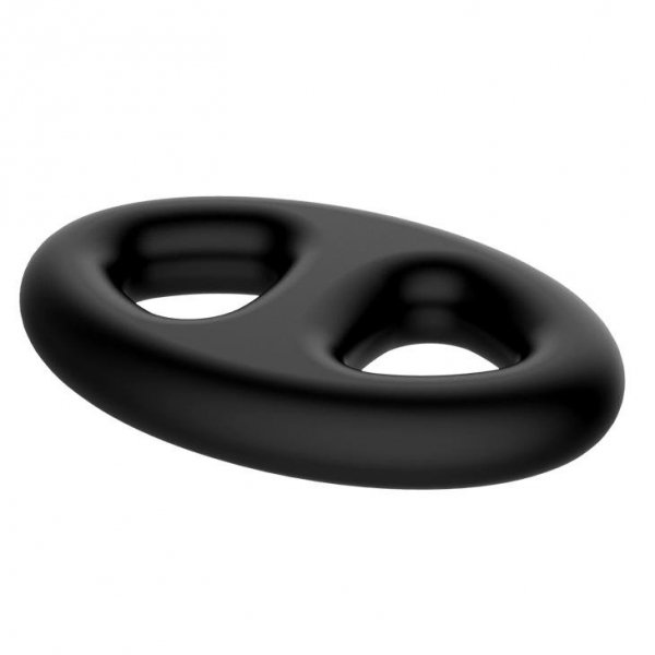CRAZY BULL - Super Soft Silicone-Podwójny  Pierścień Erekcyjny