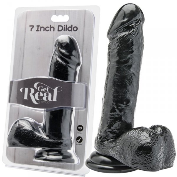 Dildo Get Real Black 15cm