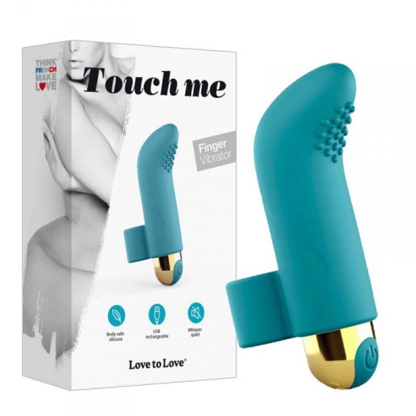 LOVE TO LOVE Wibrator na Palec - Touch Me Finger Vibrator Petrole