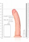 Curved Realistic Dildo with Suction Cup - 9/ 23 cm