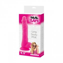 Dildo-Fallo realistico real safe long stocky pink