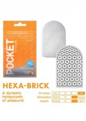Tenga Pocket Hexa-Brick Transparent
