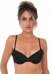 Push Up bra with racerback Black