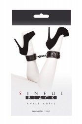 SINFUL BLACK ANKLE CUFFS