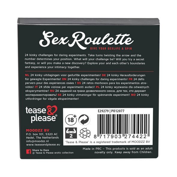 Sex Roulette Kinky gra erotyczna dla par