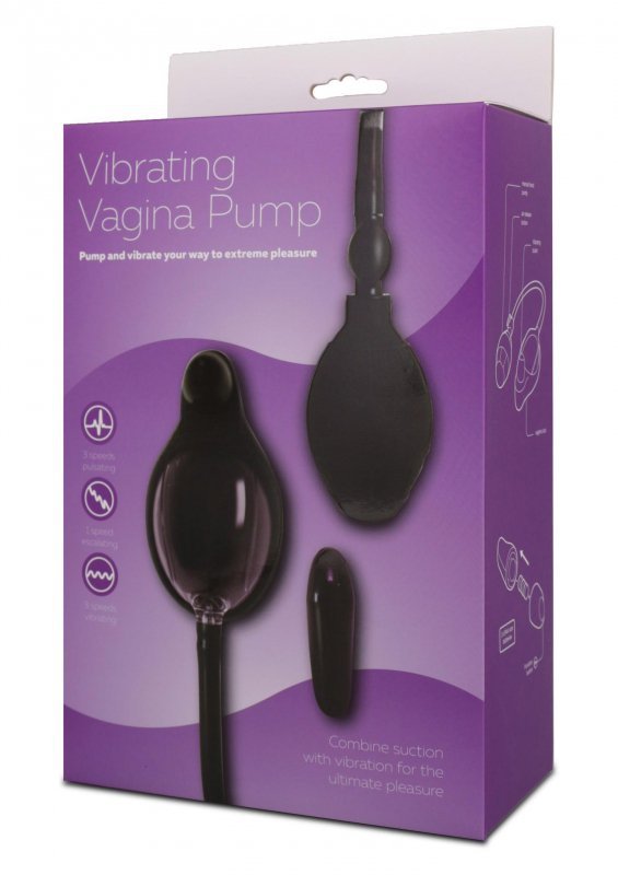 Vibrating Vagina Pump Black