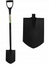 Gartenspaten Spitzspaten Metallstiel Feldspaten Schaufel Grabspaten 120cm Spaten