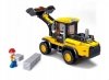 Klemmbausteine Spielbausteine Spielset BAU Spielfigur - Bagger Baumaschine G070891 