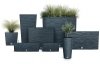 Blumenkasten Blumentopf Blumenkübel Pflanzkübel Furu Tower 58cm Tannennadeln - Anthrazit