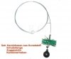 Reinigungsset - Kaminbesen 12,5 cm + Schubstange 8m + Zuggewicht 1,9kg + Karabinerhaken