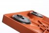 Blumenuntersetzer Rolluntersetzer - Rund mit Rand 370 Anthrazit