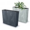 Blumenkasten Geländerkasten Blumentopf Beton Tower - 58cm mit Ablauf Beton