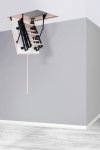 Bodentreppe Speichertreppe Dachbodentreppe U=1,22 W/m2K Termo Metall - 90 x 60