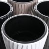 Blumentopf Pflanzkübel 3D Effect Sandy Slim 300 weiß