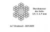 150m Stahlseil Drahtseil galvanisch verzinkt Seil Draht 5mm 6x7