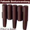 Palisade 2,7m in braun