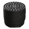 Schnur Band Flechtschnur Flechtkordel Kordel Polyester Basteln Seil - 50m 10mm Schwarz