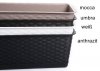 Blumenkasten Balkonkasten Ratolla Case P 800 umbra
