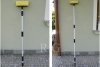 Waschbürste mit Wasserdurchlauf und Teleskopstiel 250cm