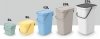 Mülleimer Müllbehälter Abfalleimer Biomülleimer Eimer Mülltonne Griff 12L - Hellbraun