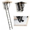 Bodentreppe Speichertreppe Dachbodentreppe U=1,22 W/m2K Termo Metall - 80 x 70