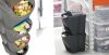 Mülleimer Abfalleimer Mülltrennsystem 4x25L Box Grau