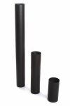 Ofenrohr FAL Rauchrohr Kaminrohr 0,6mm Schwarz feueraluminiert - 100cm 120 mm