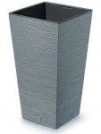 Blumentopf Blumenkübel Pflanztopf Pflanzkübel Einsatz -  Furu Square 66cm Grau