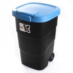Gartenabfallbehälter Gartentonne Mülltonne Mülleimer 110L - Blau