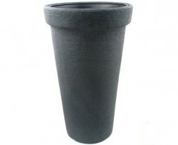 Blumentopf Pflanztopf Massiv Tower 30 anthrazit