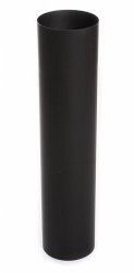 Ofenrohr FAL Rauchrohr Kaminrohr 0,6mm Schwarz feueraluminiert - 50cm 110 mm