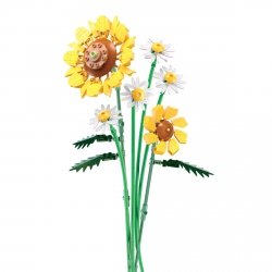 Klemmbausteine Spielbausteine Blumen Serie Bausatz Sonnenblumen G192954 