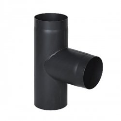 Ofenrohr Rauchrohr Kaminrohr 2mm T-Stück 120mm