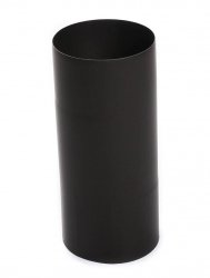 Ofenrohr FAL Rauchrohr Kaminrohr 0,6mm Schwarz feueraluminiert - 25cm 130 mm