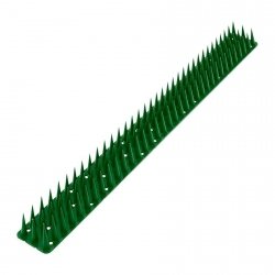6x Vogelabwehr Spikes Kunststoff 3cm Tierabwehr Taubenspikes Vogelschutz 50cm - Grün