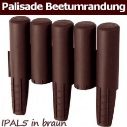 Palisade 2,7m in braun