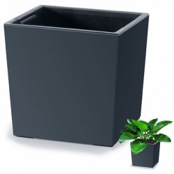 Blumentopf Blumenkübel Pflanztopf Pflanzkübel Einsatz -  Urbi Low Matt 300 Anthrazit