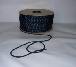 Polypropylen Seil PP schwimmfähig Polypropylenseil - schwarz-blau,  6mm, 100m