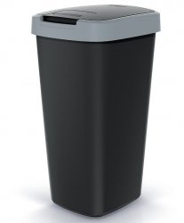 Mülleimer Müllbehälter Abfalleimer Biomülleimer 12L Schwingeimer - Grau